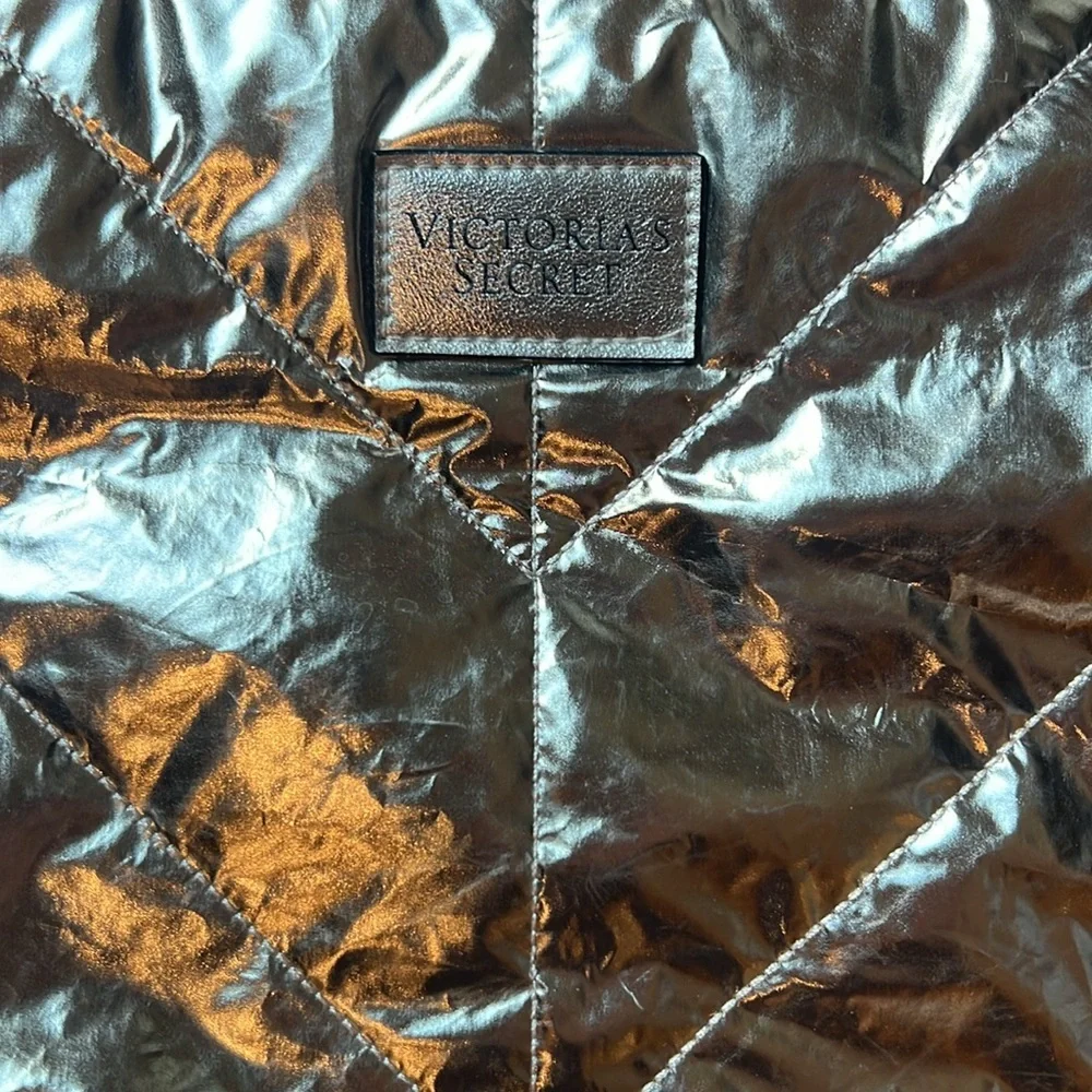 Victoria's Secret Gold Metallic Tote - Picture 2 of 7